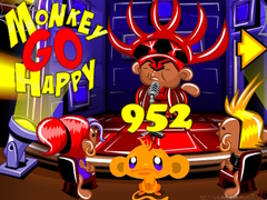 խաղ Monkey Go Happy 952