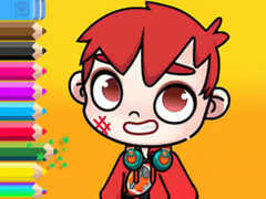 խաղ Coloring Book: Avatar World Schoolboy