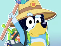 խաղ Jigsaw Puzzle: Bluey Happy Father's Day