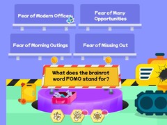 խաղ Kids Quiz: Brainrot Words Quiz