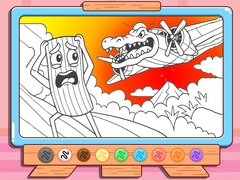 խաղ Coloring Book: Bombardino Crocodilo
