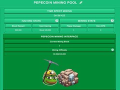 խաղ Pepecoin Miner Idle Simulator