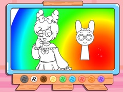 խաղ Coloring Book: Pinki Sprunki Makeover