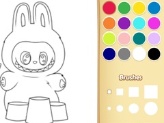 խաղ Easy Labubu Coloring Book