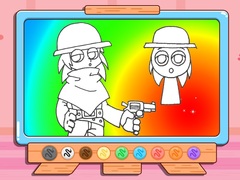 խաղ Coloring Book: Sprunki Tunner