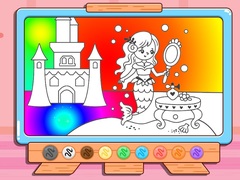 խաղ Coloring Book: Mermaid Makeup