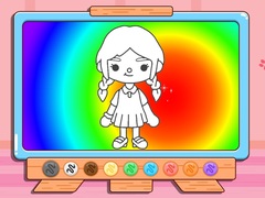 խաղ Coloring Book: Toca Boca Girl