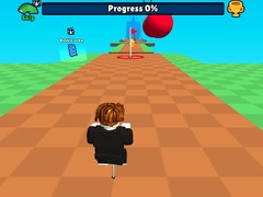 խաղ Obby Pogo Parkour!