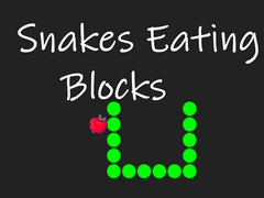 խաղ Snakes Eating Blocks
