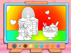 խաղ Coloring Book: Unicorn Chef