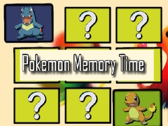 խաղ Pokemon Memory Time