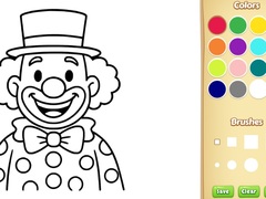 խաղ Clown Coloring Book