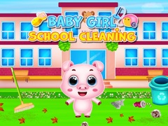 խաղ Baby Girl School Cleaning
