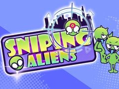 խաղ Sniping aliens