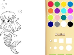 խաղ Mermaid Coloring Book For Kids