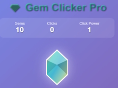 խաղ Gem clicker pro