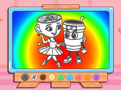 խաղ Coloring Book: Cappuccina Assassino Love Story