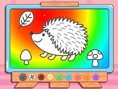 խաղ Coloring Book: Hedgehog