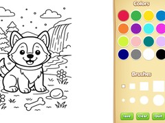 խաղ Dog Coloring Book