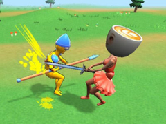 խաղ Ragdoll Arena! Fun Spear Battle!