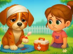 խաղ Lost Puppy Rescue and Care