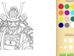 խաղ Samurai Coloring Book