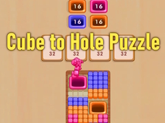 խաղ Cube to Hole Puzzle