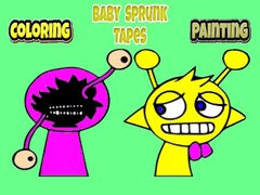 խաղ Coloring Baby Sprunk tapes Painting