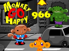 խաղ Monkey Go Happy 966