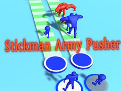 խաղ Stickman Army Pusher
