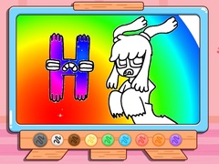 խաղ Coloring Book: Alphabet Lore H