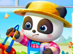 խաղ Jigsaw Puzzle: Baby Panda Little Farmer