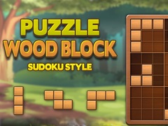 խաղ Puzzle Wood Block