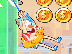 խաղ Alien Chase Swing and Fly