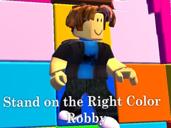 խաղ Stand on the Right Color Robby