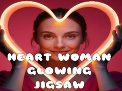 խաղ Heart Woman Glowing Jigsaw