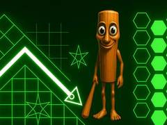 խաղ Tung Tung Sahur in Geometry Dash