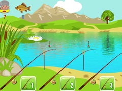 խաղ Fishing With Three Rods
