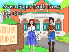 խաղ Sweet Paper Doll: Dress Up DIY