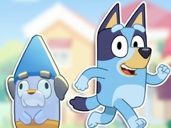 խաղ Jigsaw Puzzle: Bluey & Bingo Obstacle Course