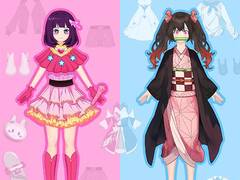 խաղ Anime Doll - DIY Cosplay Girl