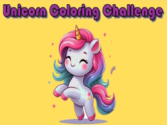 խաղ Unicorn Coloring Challenge