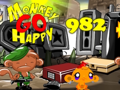 խաղ Monkey Go Happy Stage 982