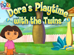 խաղ Dora the Explorer Dora's Playtime with the Twins