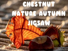 խաղ Chestnut Nature Autumn Jigsaw