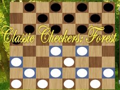 խաղ Classic Checkers: Forest