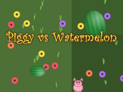խաղ Piggy vs Watermelon