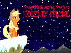 խաղ Pony Platforming Project: Holiday Special