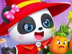 խաղ Jigsaw Puzzle: Baby Panda Pumpkin Pot