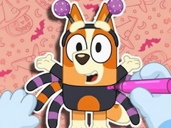 խաղ Coloring Book: Halloween Spooky Bingo & Bluey